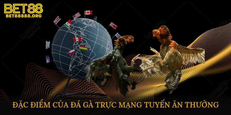 Đặc điểm của đá gà mạng trực tuyến ăn thưởng
