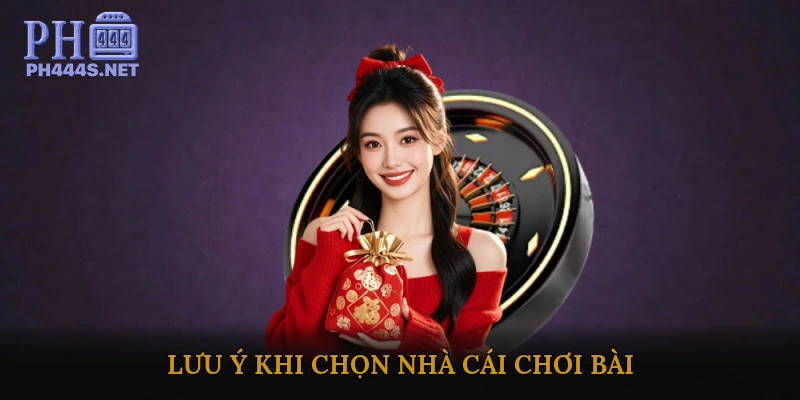 Lưu ý khi chọn nhà cái chơi bài